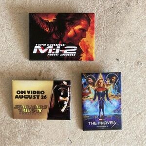 Three Promo Movie Pins